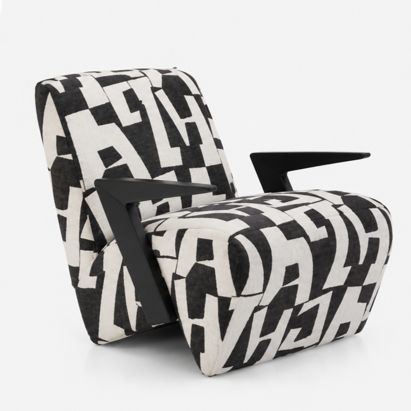 Monogram Recliner pattern detail